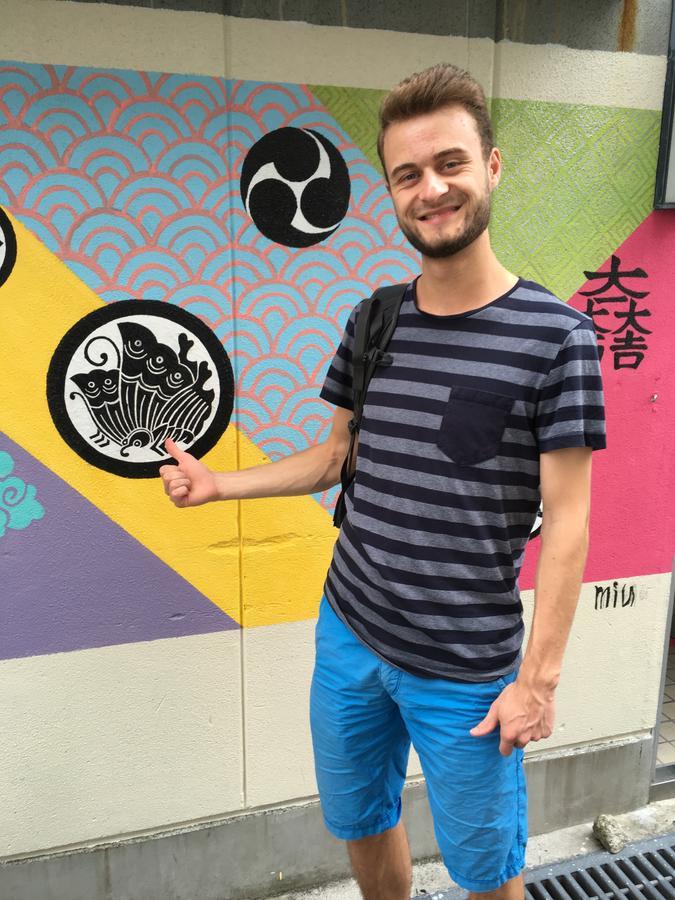 Music Uni Street Backpacker'S Hostel Toyonaka Exterior foto